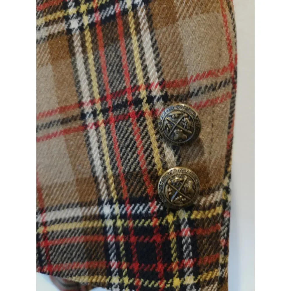 VINTAGE PENDLETON Mens Blazer Sport Coat Jacket Plaid Size 40L Virgin Wool USA